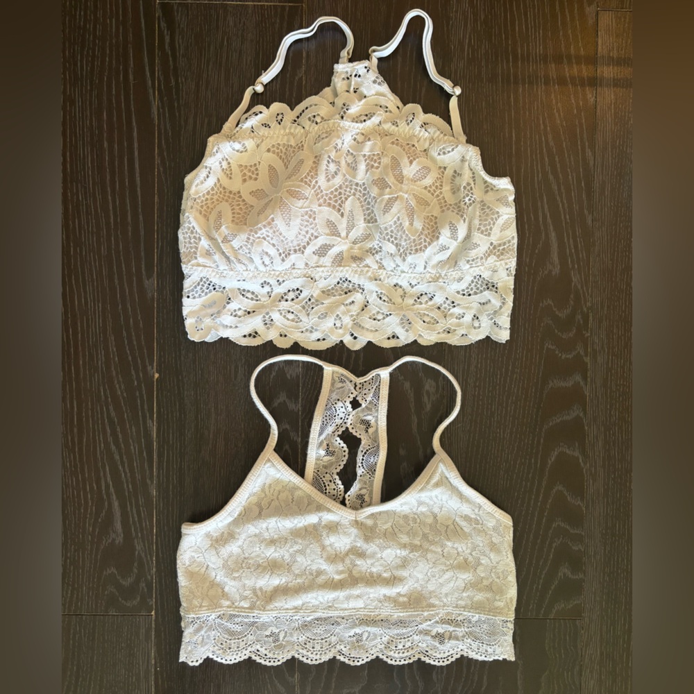 White Bralettes